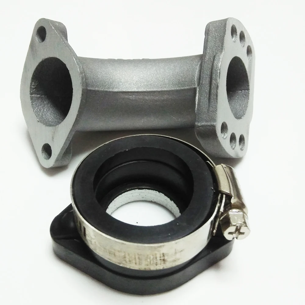 28mm Carb Intake Adapter Boot Rubber Pipe Flange For Mikuni VM24 Keihin