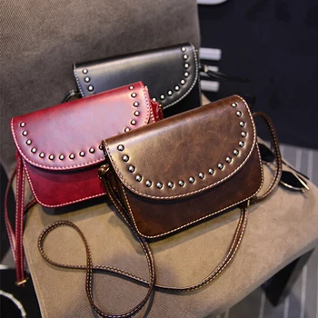

200pcs/lot vintage ladies party purse wedding clutches women small crossbody shoulder messenger bags mini leather handbags
