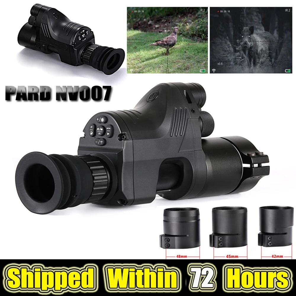 

PARD NV007 HD Infrared Night Vision Telescope Hunting Night Vision Set Sight Digital IR Monocular Rifle scope day and night
