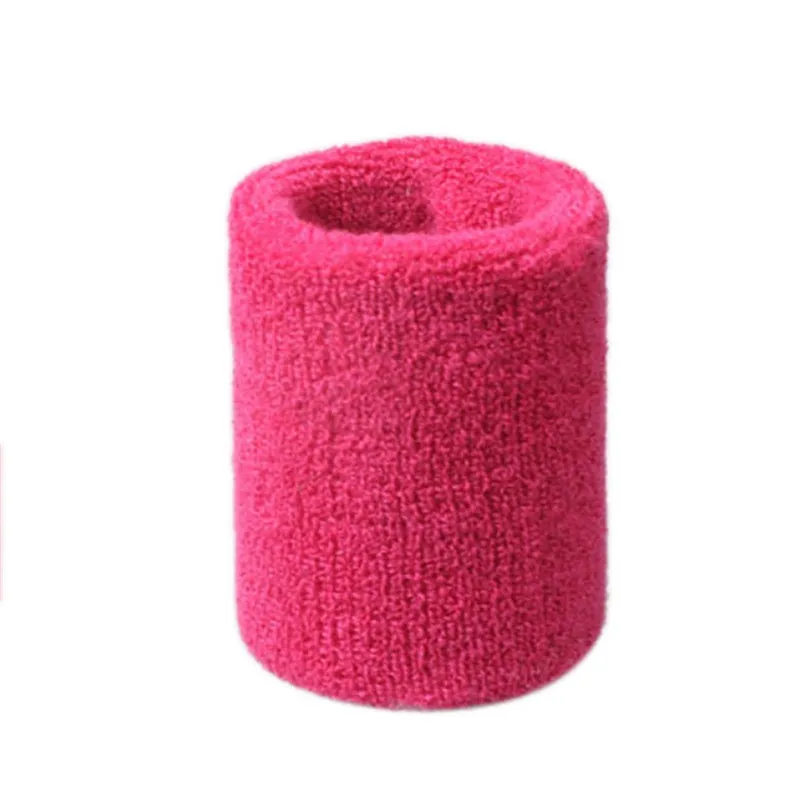 Absorb Sweat Cotton Wristbands Wrist Bands Sweatbands Sweat Band for Sport Tennis Soft and comfortable #2D22 (16)