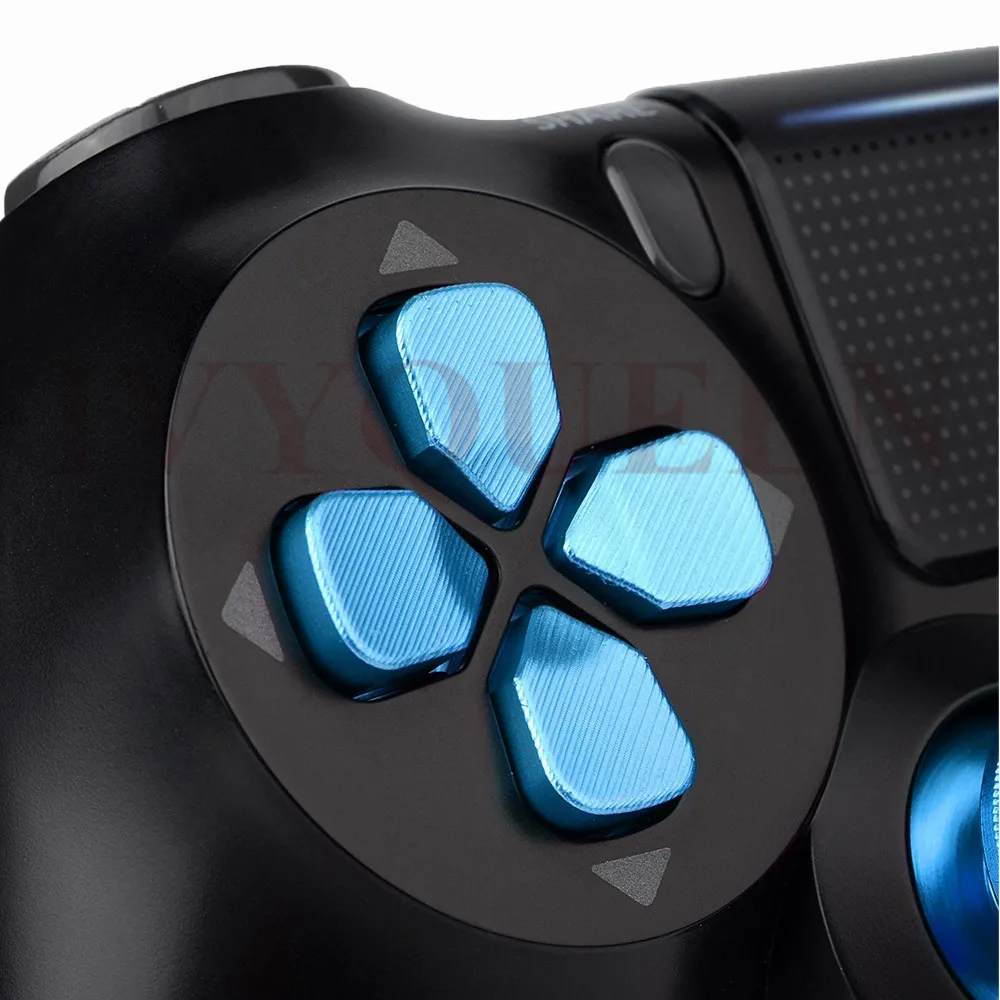 for ps4 pro slim metal buttons blue     05