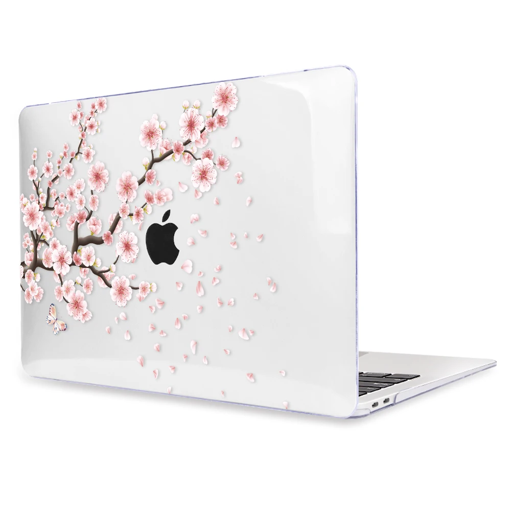 Capa florida para macbook air, proteção para