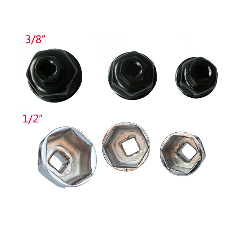 

1pc 6 Flutes Oil Filter Removal Tool Wrench Socket For BMW Audi Mercedes Buick 27mm 32mm 36mm 1/2'' 3/8'' DRIVE Cap Housing Tool