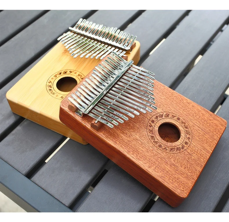 Thumb piano Kalimba 17 Keys 10 Keys Beginners Piano Wood Mahogany Sapele Bamboo
