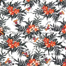 140X100 см Микки Маус и Гавайский Гибискус в стиле ретро; белая хлопковая ткань; Одежда для маленьких мальчиков; Комплект постельного белья; домашний текстиль; DIY-AFCK609