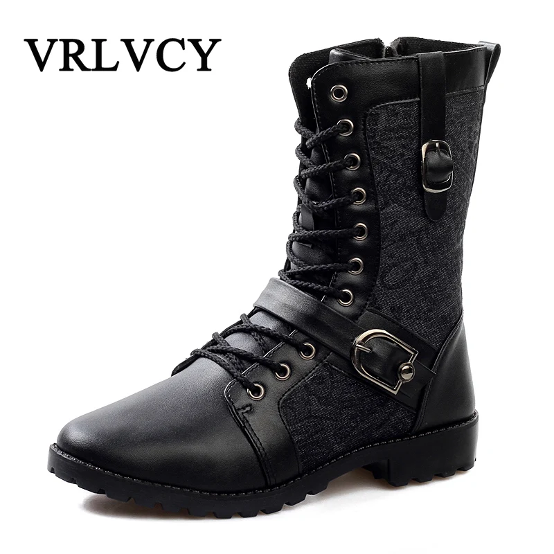 high top leather boot