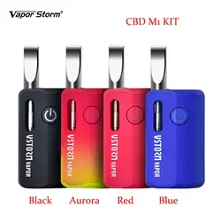 Пара шторм КБР M1 VAPE 800 mah портсигар Mod 510 магнит нить 0,5 мл, конопляное масло ручка-распылитель электронная сигарета жидкостью Vape пера