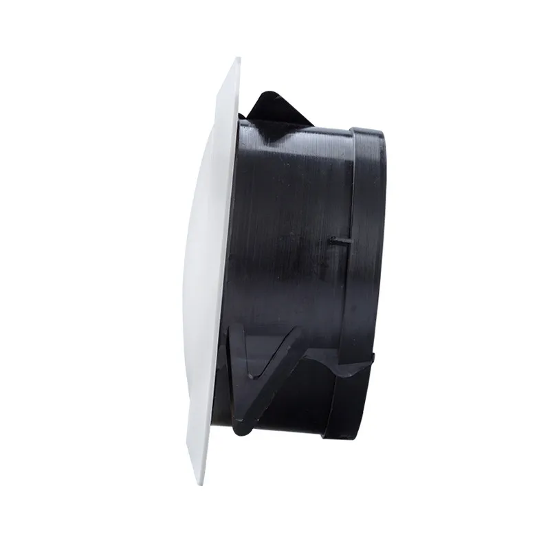 Adjustable Disc Type Round Air Vent Grille Outlet Ventilation Cover Flange White 75mm
