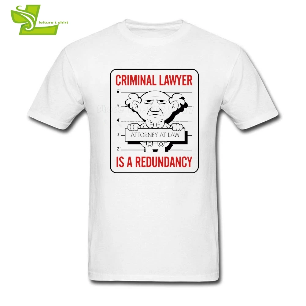 Criminal Lawyer Мужская Футболка Прохладный Упражнение свободная футболка Для мужчин