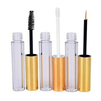 

1x Eyelash tube + 1x Eyeliner tube + 1x Lip Gloss tube Empty Cosmetic Tube with Wand Funnels Rubber Inserts DIY Container