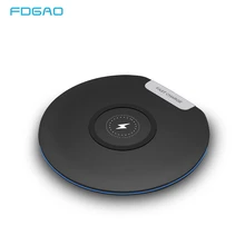 FDGAO ультра тонкий 10 W Qi Беспроводной Зарядное устройство для iPhone X XS Max XR 8 быстро Беспроводной зарядного устройства для samsung S8 S9 S10 примечание 9 Xiaomi