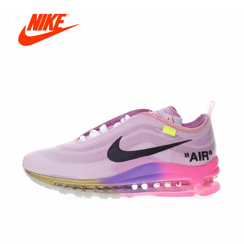 

Original New Arrival Authentic Off-White x Nike Air Max 97 Queen Women's Running Shoes Sport Sneakers Good Quality AJ4585-600