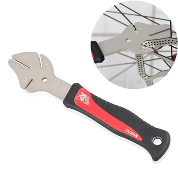 

Catazer Bicycle Brake Disc Adjustor Bike Disk Tray Correction Tool Cycle Rotors Tuning Wrench Repair Service Items