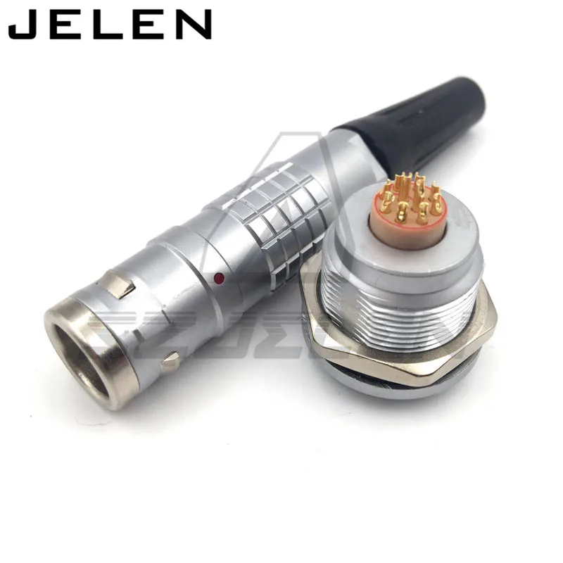 LEMO waterproof connector 10pin plug socket, LEMO connector FGG.2K.310