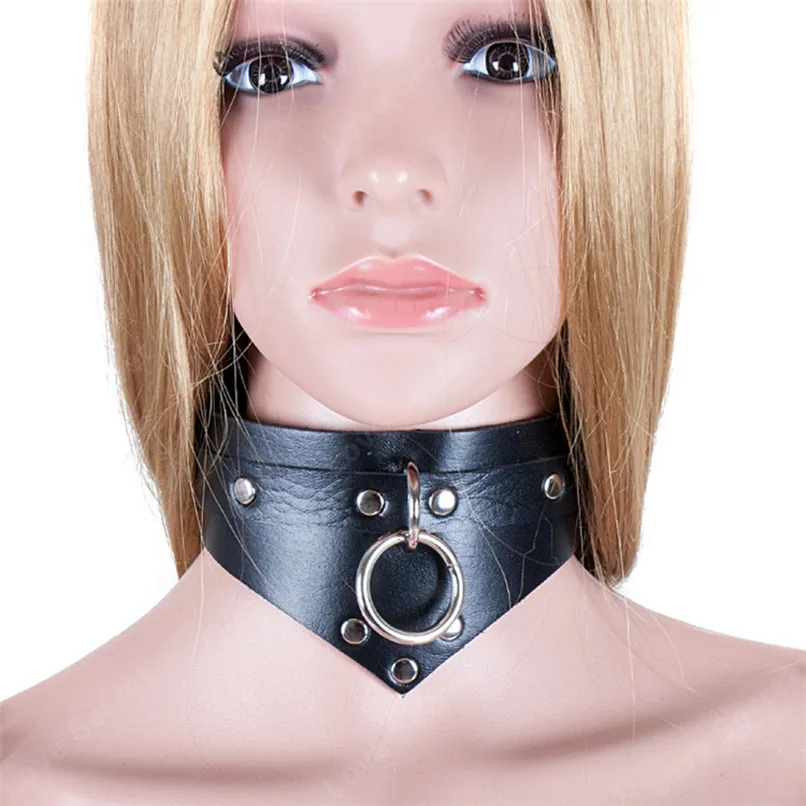 Sexy Games Toys Bondage Restraint Erotic Neck Collar Fetish Sex Adult