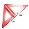 Travail du bois Triangle ligne règle trou Scribing jauge précision Triangle Scribe règle travail du bois barrée outil de mesure ► Photo 2/5