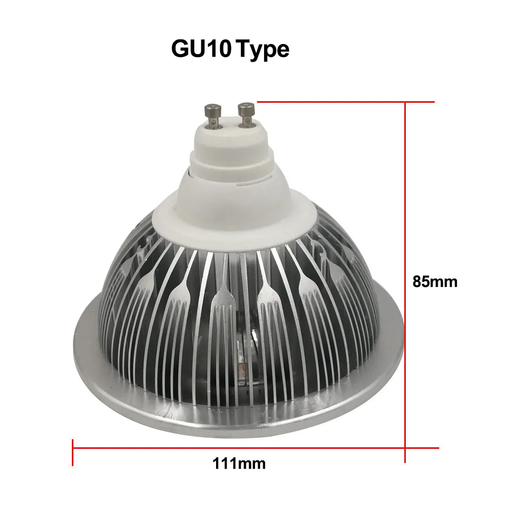 AR111 15 Вт светодиодный cob 7 ваттов 9 ваттов G53 лампа 12 Вт G53 светодиодный 110-240V 15W ar111 светодиодный светодиодные лампы ar 111 Светодиодный прожектор GU10