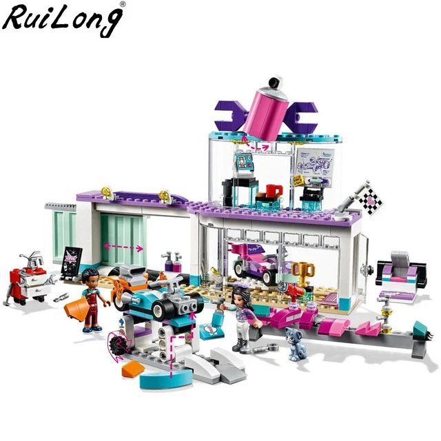 

NEW Friends Creative Tuning Shop Set Compatible Legoingly Friends 41351 Building Blocks Bricks Kids Christmas Gifts