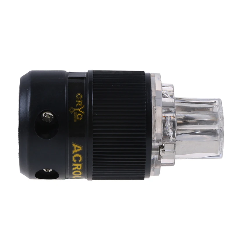 1 шт родий IEC C13 сети Мощность Plug Женский Медь Соединительный шнур Hifi