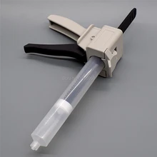 55ml Glue Gun Adhesive Dispenser Hand Tool Single Liquid Guns 55cc UV Glue Manual Caulk Gun with 55cc Dispensing Syringe Barrel