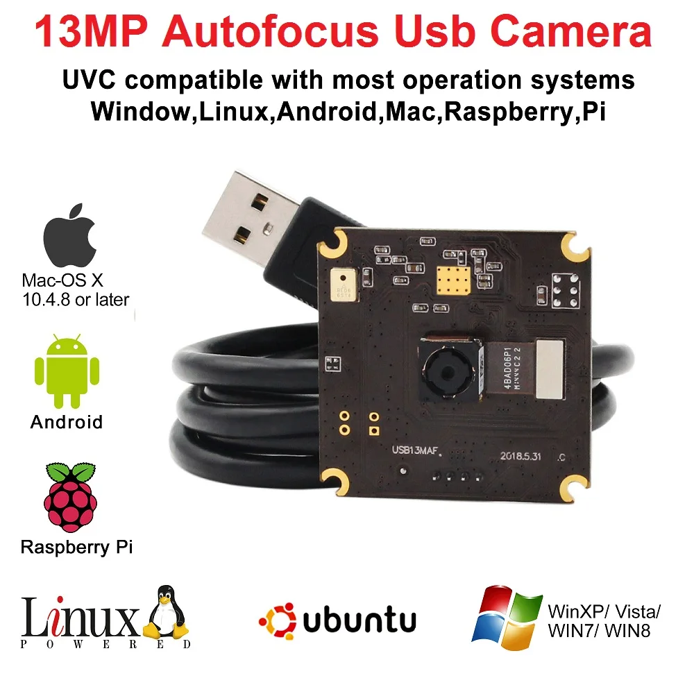 13 мегапиксельная камера с высоким разрешением USB2.0 модуль SONY IMX214 CMOS Автофокус USB