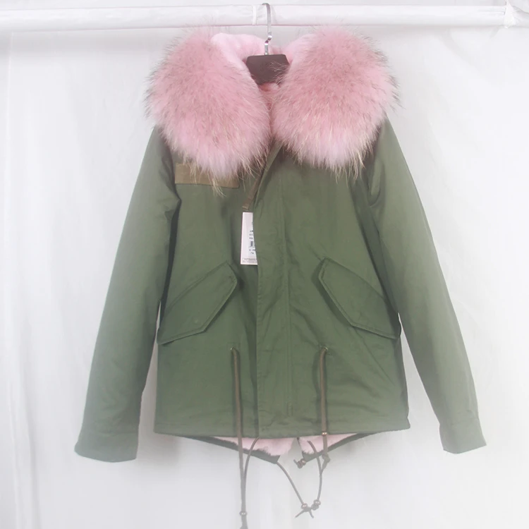 Fourrure Capuchon Vraie Chaud long Color 2016 short Veste Short Col long Gris any Rose Avec Manteau Nouveau Parka La Grand Laveur Femmes long Chien Lumière De Hiver Raton À Épais short qTHwnSBRq