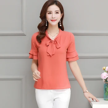 

Solid Short Sleeve T Shirt Middle Age Women Summer Tops Bottoming Shirt Loose Elegant 5XL Plus Size Casual Mother Clothes