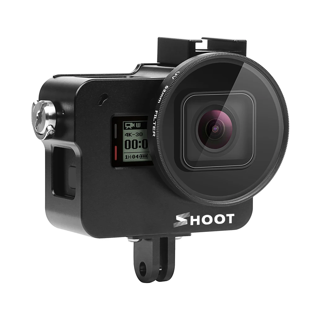 اطلاق النار CNC سبائك الألومنيوم قفص الاكسسوارات مجموعة ل GoPro بطل 7 6 5 أسود الغلاف الواقي حالة ل الذهاب برو بطل 7 عمل كاميرا اطلاق النار CNC سبائك الألومنيوم قفص الاكسسوارات مجموعة ل GoPro بطل 7 6 5 أسود الغلاف الواقي حالة ل الذهاب برو بطل 7 عمل كاميرا