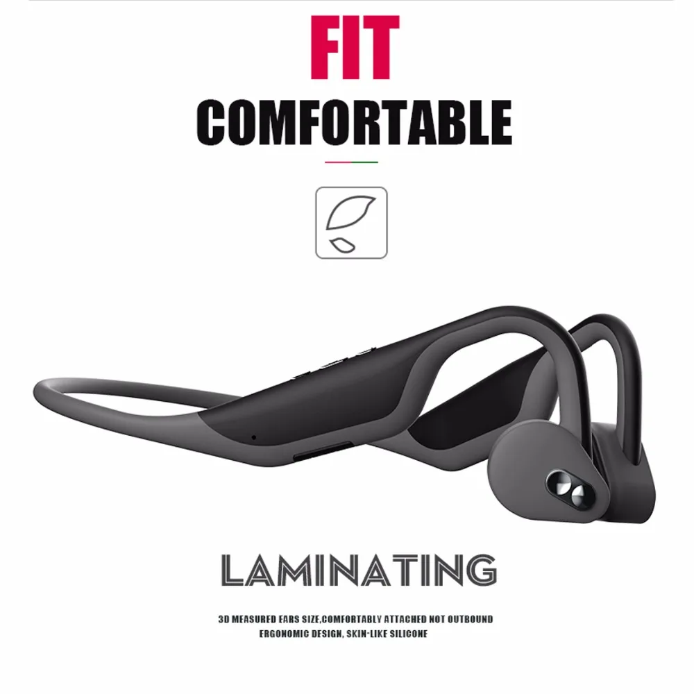 

Portable Bluetooth Headphones Bone Conduction Earphone IP56 Waterproof Bluetooth Earphone Wireless Headphone Bluetooth 5.0