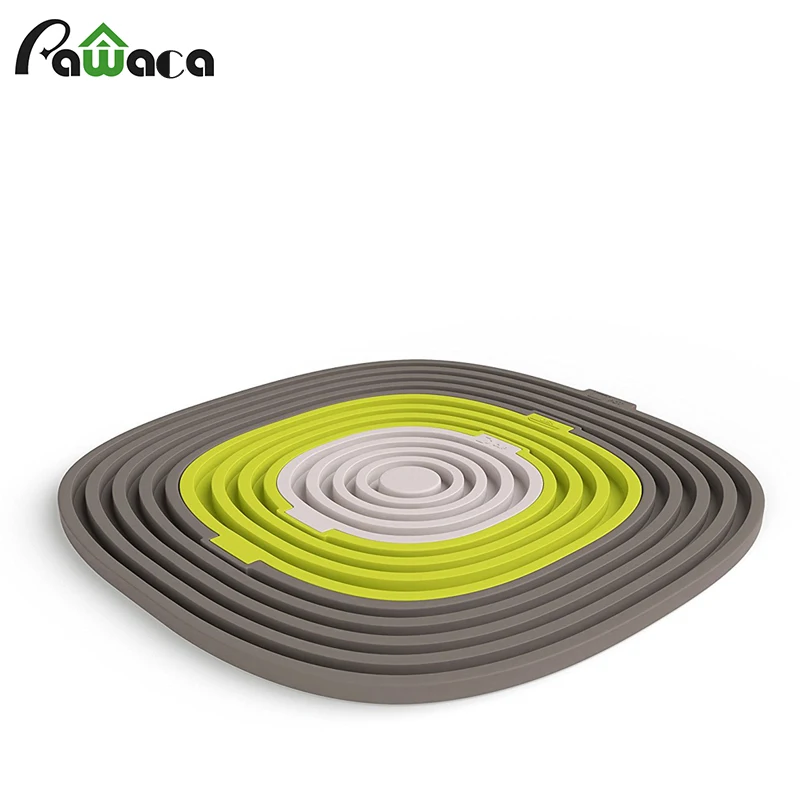 

3 in 1 Silicone Trivet Mats Non-Slip Cup Mat Coaster Placemats Multifunctional Heat Resistant Pot Holders Kitchen Accessories