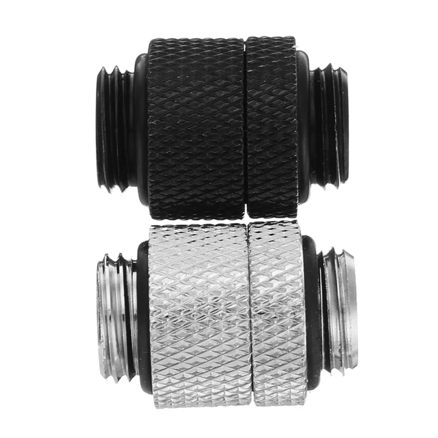 Special Price S SKYEE  Water Cooling Component Fittings Adapter G1/4'' Thread Male to Male Connector 360 Degree Rotary Accessory for Computer