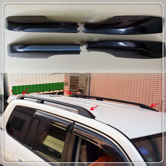 Car Roof Rack Bar Rail End Protection Cover Shell For Toyota Land