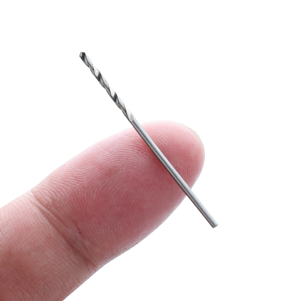 1.2mm 10pcs Micro Hss Twist Drilling Bits Straight Shank Tool For Electric Drill High Speed Steel Small Bit Bead Bits