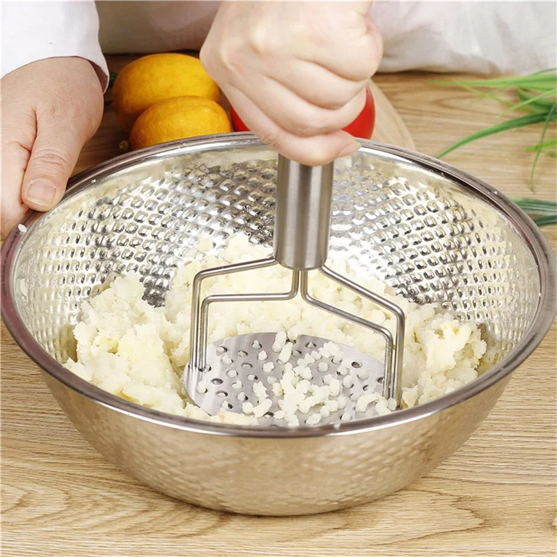 

Stainless steel potato masher ricer spiral potato cutter slicer machine potatoes fruit vegetable kitchen tools press crusher