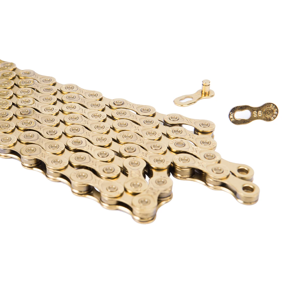 

ZTTO 9-10 -11 Speed Chain Bicycle Parts Titanium Nitride Coati for MTB Mountain Bike Road Bicycle Compatible K7 Bicycle Parts