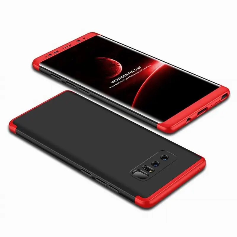 Hard PC 3 in1 Two-color Simple ultra-thin Shockproof Mobile Phone Protection Case for Samsung Galaxy note 8 |