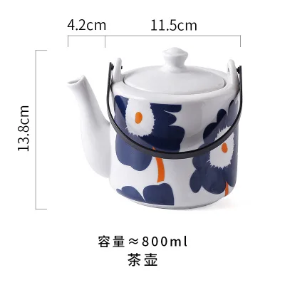 Скандинавский керамический чайник, керамическая кружка, чашка, чайник, чайник, кофейная чашка - Цвет: 2