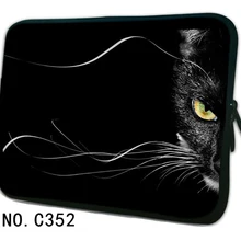 Черный кот лицо 13,3 15,6 17 17,3 дюймов ноутбук рукав водонепроницаемый ударопрочный чехол для ноутбука сумка для Macbook Pro Xiaomi Air 13 15