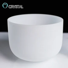 

10 Inch E Solar Plexus 440HZ or 432HZ Chakra Quartz Crystal Singing Bowl Yoga 10
