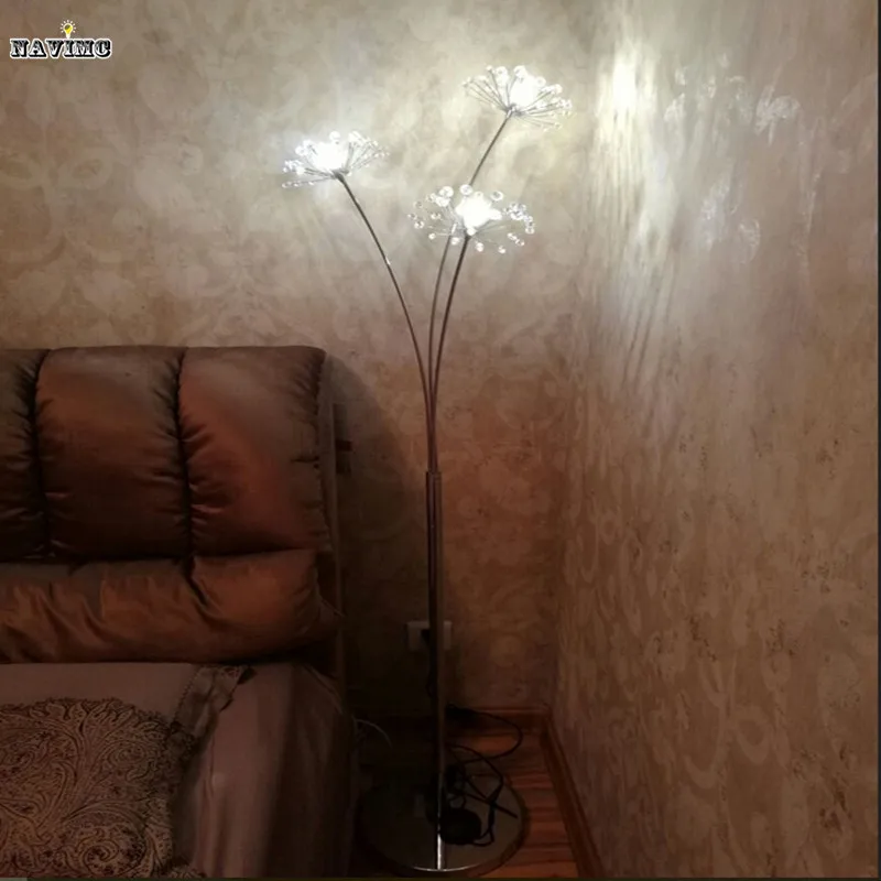 Современный СВЕТОДИОДНЫЙ торшер для украшения спальни Одуванчик дизайн декоративное освещение светильники