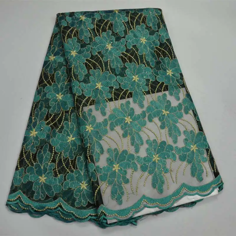 

New Luxury French Lace Fabric 2018 High Quality Lace Net African Lace Fabric With Beads Lace Fabrics For women or man cloth -30