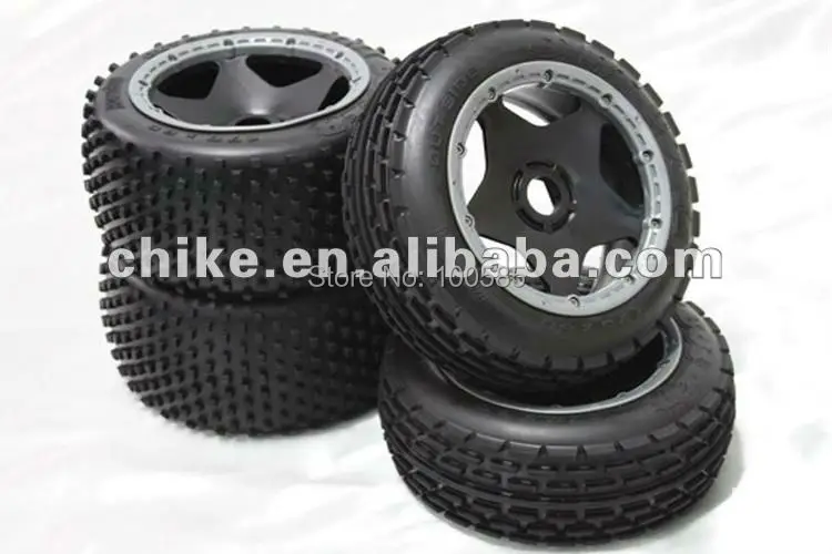 Free Shipping-1/5 scale baja 5B Dirt wheels and tires with Beadlock - Front & Rear x 4pcs/set
