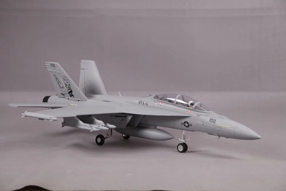 Новое поступление FMS RocHobby F18 F/A-18F Super Hornet 70 мм EDF струйная версия PNP и комплект