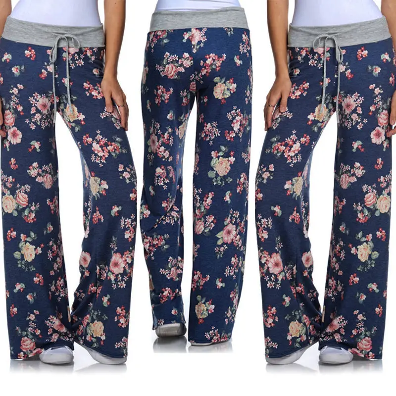 Aliexpress.com : Buy Womens Floral Print High Waist Loose