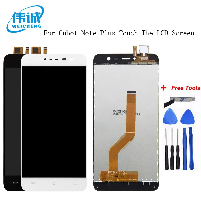 WEICHENG Высокое качество для Cubot Note Plus ЖК-дисплей + кодирующий преобразователь
