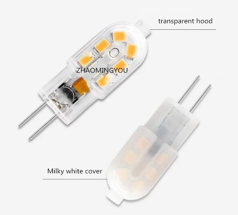 YOU Mini G4 Светодиодная лампа 3 Вт AC/DC 12 В AC 2835 в SMD 360 ° заменяемая галогеновая