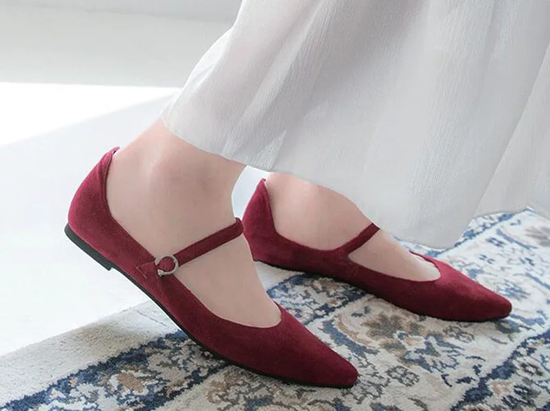 Дамы китайский свадебные туфли Дизайнерские Китай замши 2018 острый носок из натуральной кожи Женские туфли-лодочки британский стиль