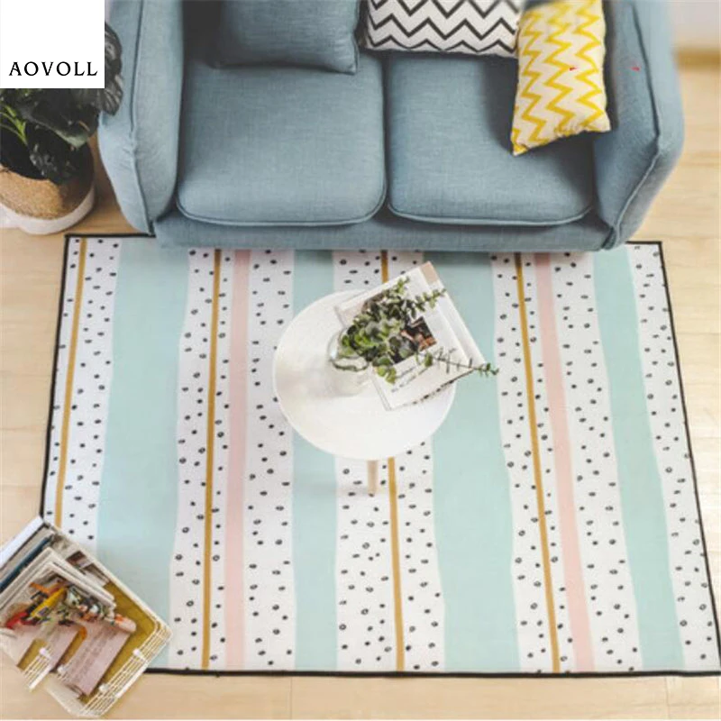 

AOVOLL Rugs and Carpets for Home Living Room New Nylon Soft Large Carpet Christmas Rug Living Room Table Accessories Floor Mat