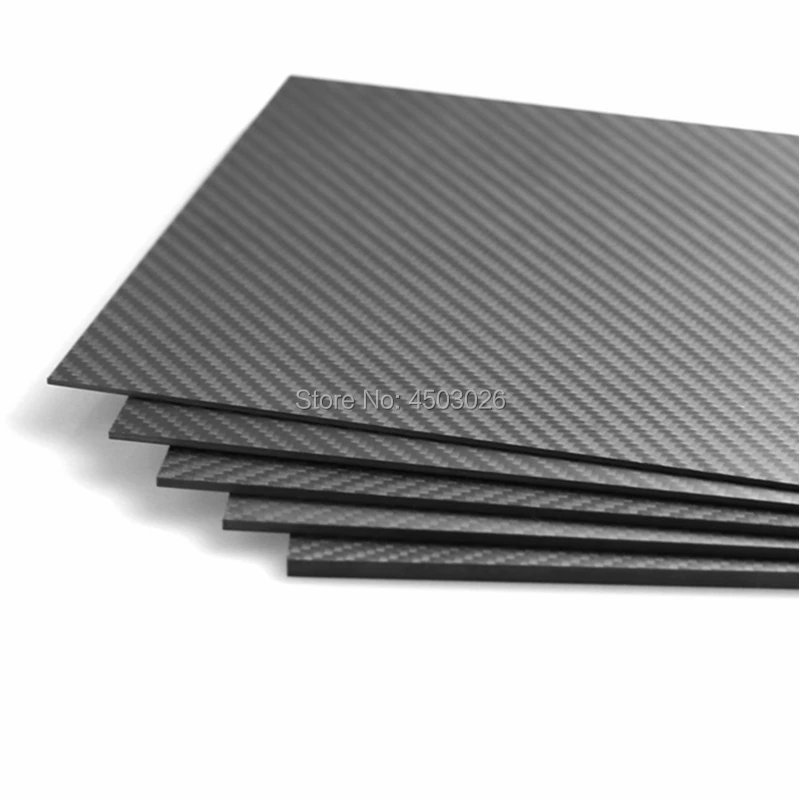 

250*200MM carbon fiber laminated panel 100% Real 3K carbon fibre Epoxy Resin Material Matte Surface Plate for FPV QAV DIY