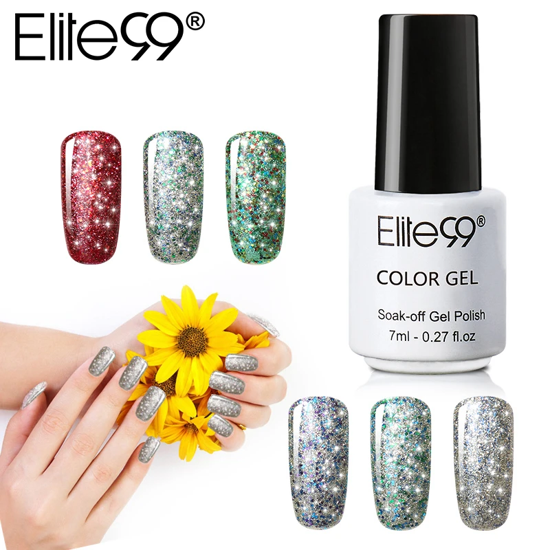 

Elite99 Super Bling Starry UV Gel Nail Polish Nail Art LED Glitter Gel Varnish Long Lasting Vernis Semi Permanent Gel Lacquer